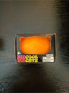 Cool Cats NeeDoh Orange Cat Stress Toy